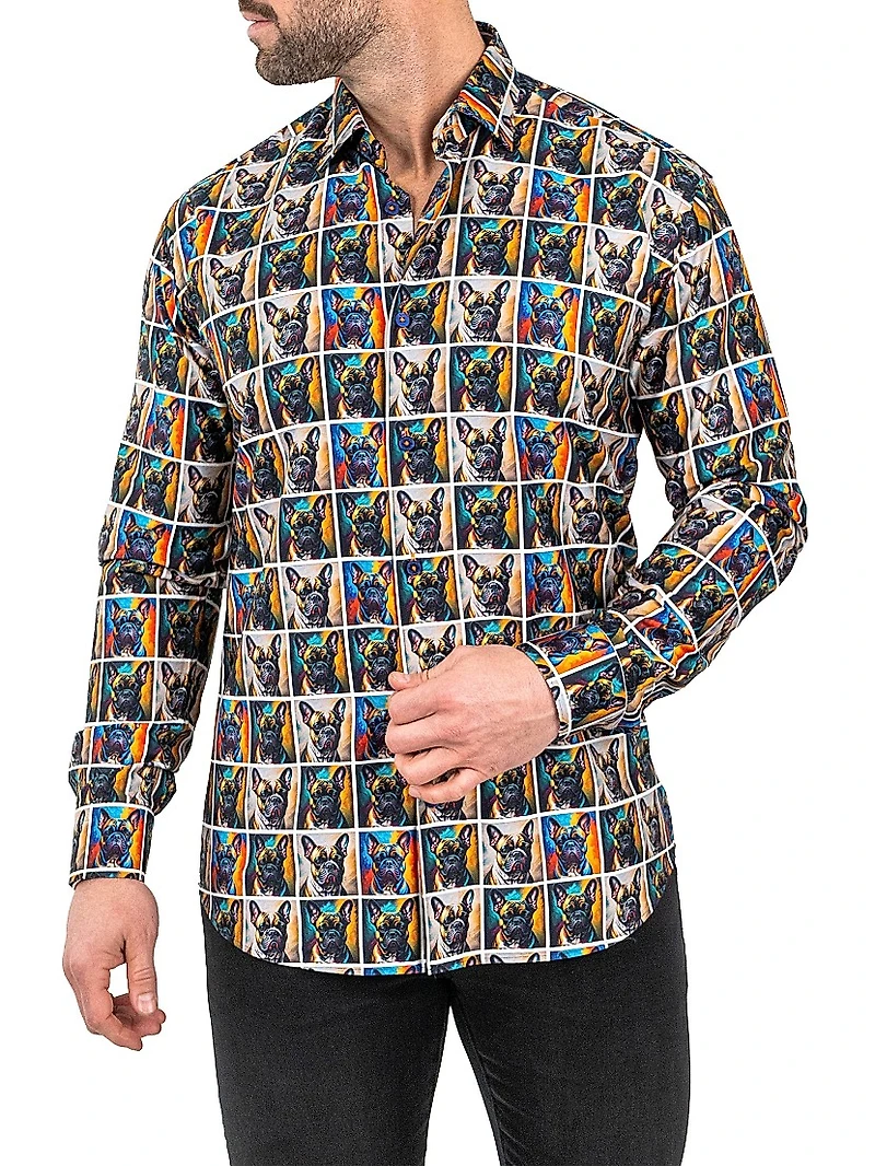 Fibonacci Puppy Portrait Shirt