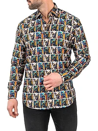 Fibonacci Puppy Portrait Shirt