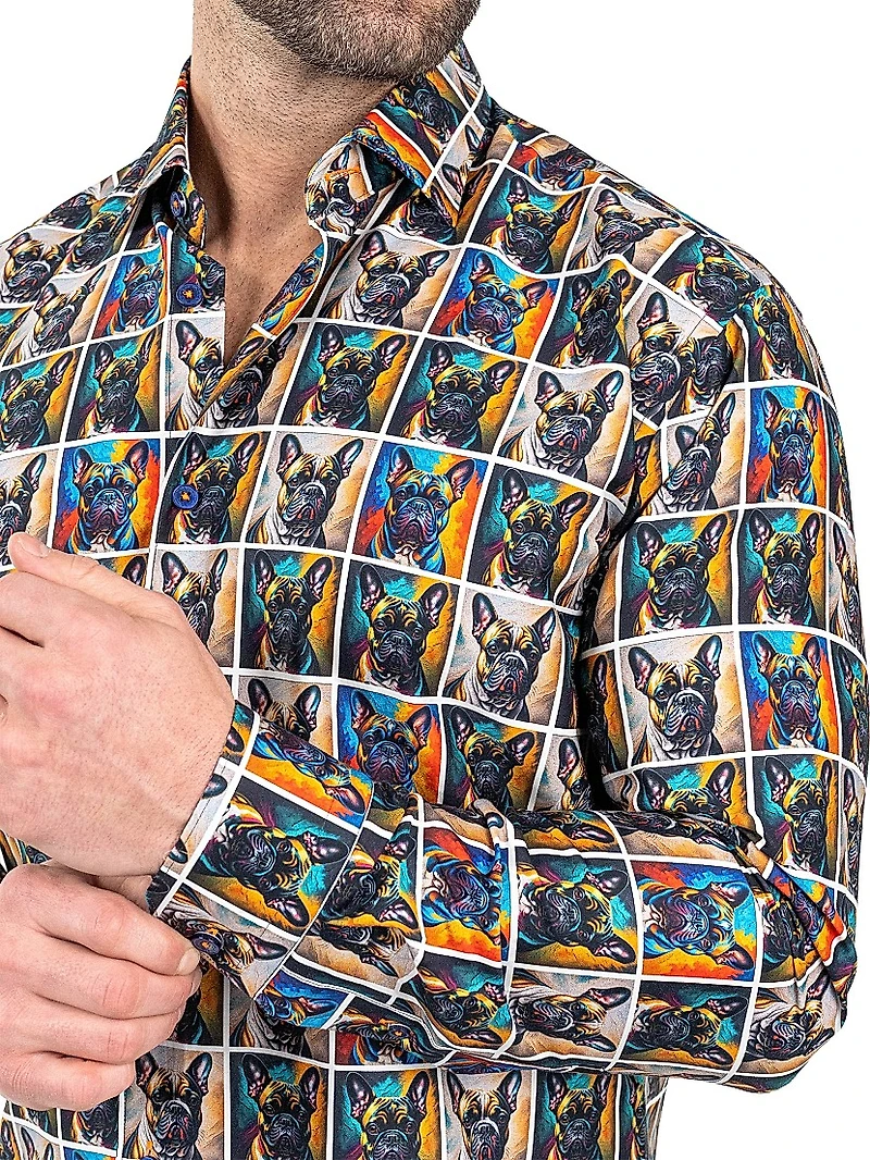 Fibonacci Puppy Portrait Shirt