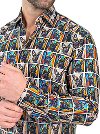 Fibonacci Puppy Portrait Shirt