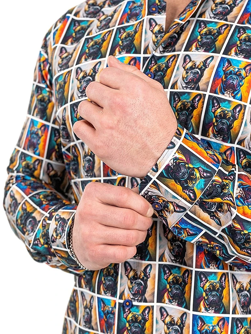 Fibonacci Puppy Portrait Shirt