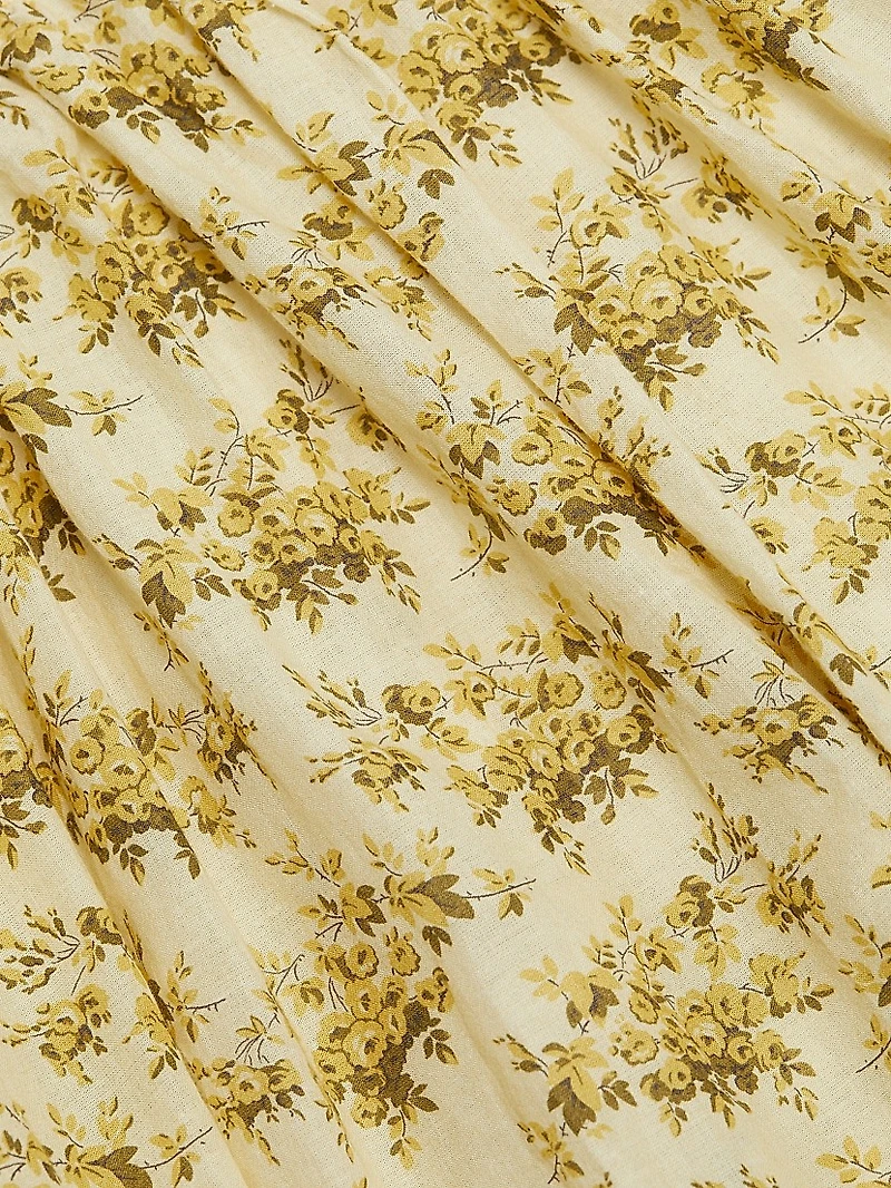 Ashlynn Floral Cotton Midi-Dress