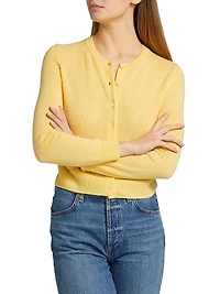 Freya Cashmere Crewneck Cardigan