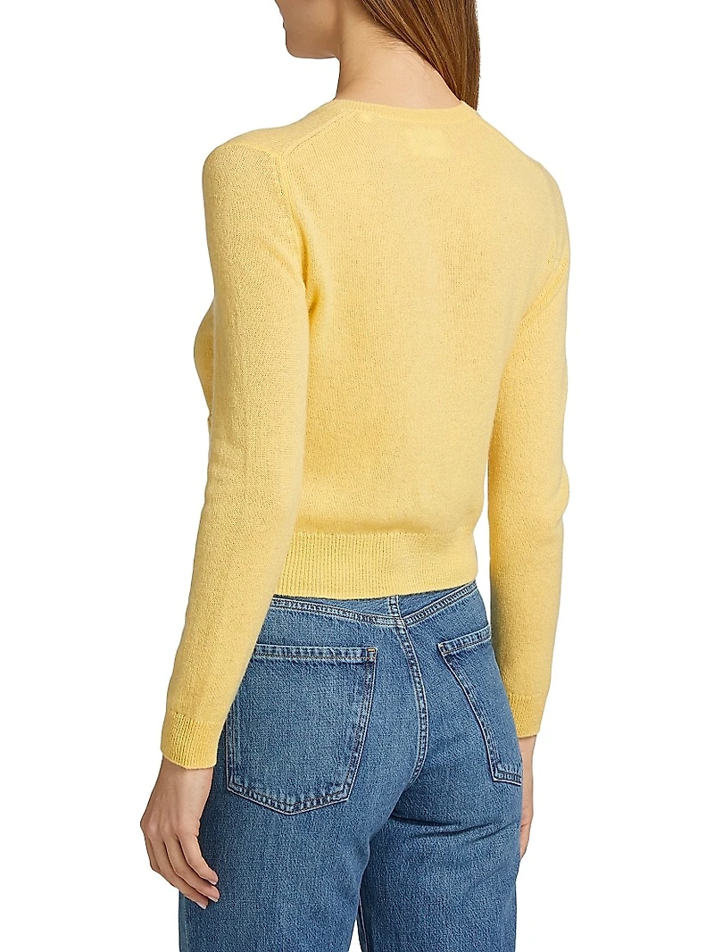 Freya Cashmere Crewneck Cardigan