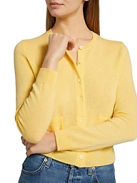 Freya Cashmere Crewneck Cardigan
