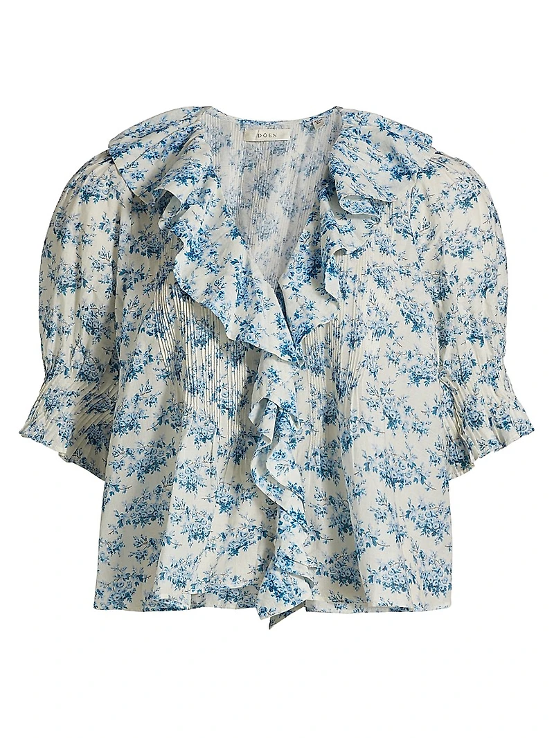 Henri Floral Cotton Top