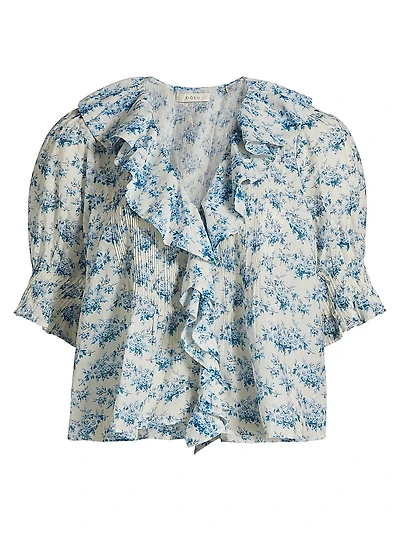 Henri Floral Cotton Top