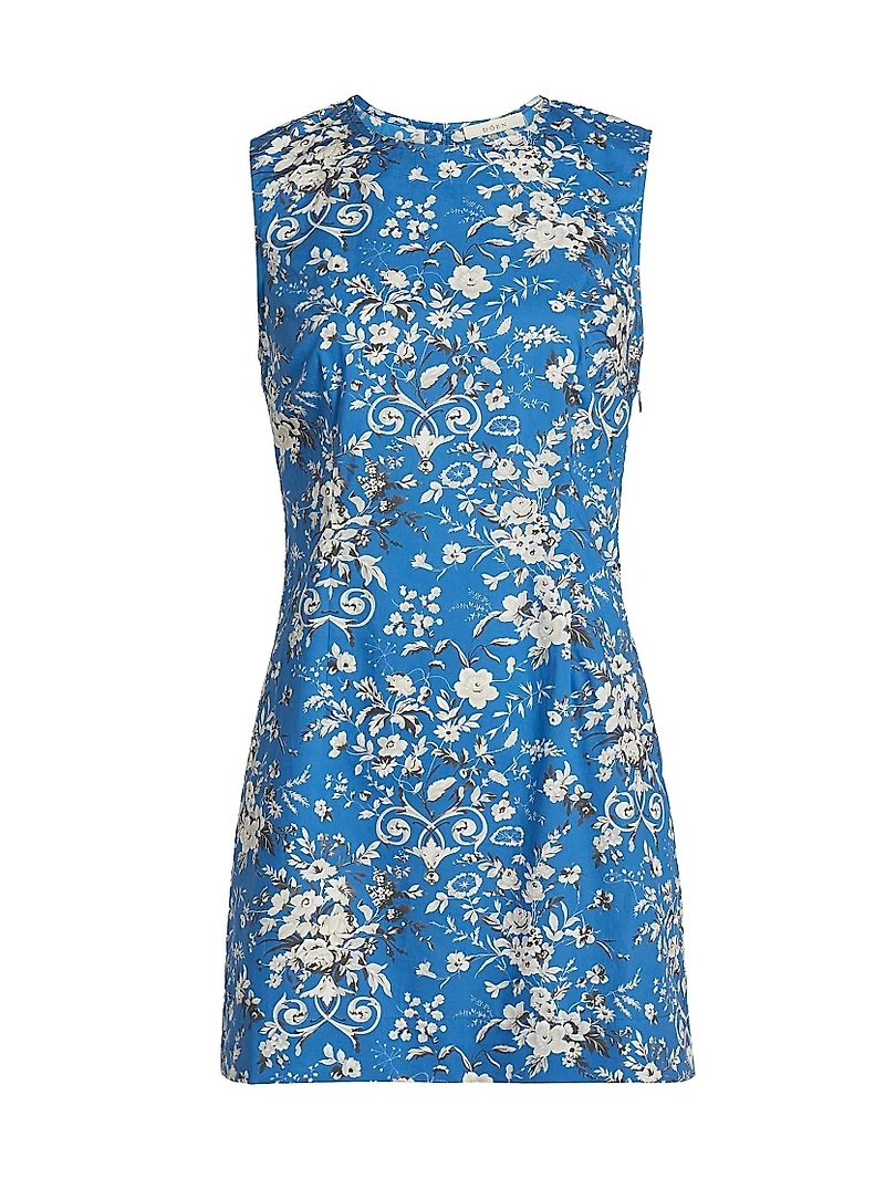 Adele Floral Cotton Minidress