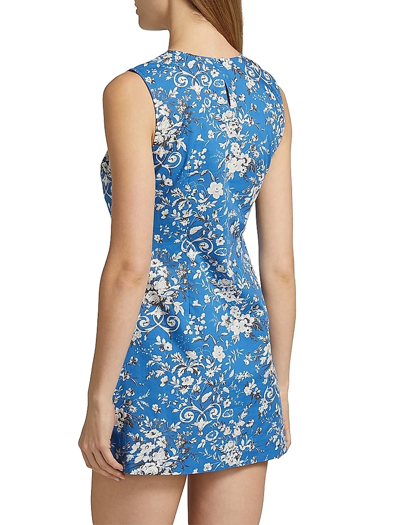 Adele Floral Cotton Minidress