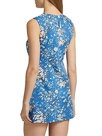 Adele Floral Cotton Minidress