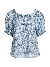 Frances Floral Cotton Top