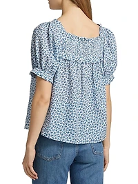 Frances Floral Cotton Top