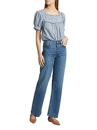 Frances Floral Cotton Top