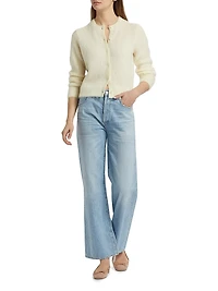 Lilette Alpaca-Blend Knit Cardigan