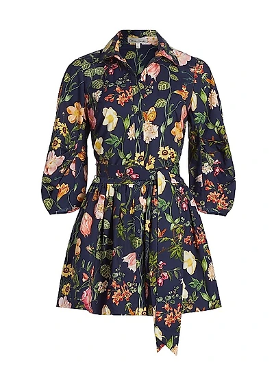 Raya Floral Cotton Minidress