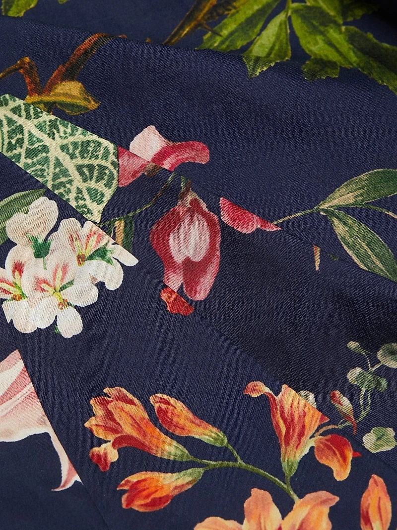 Raya Floral Cotton Minidress