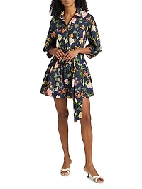 Raya Floral Cotton Minidress
