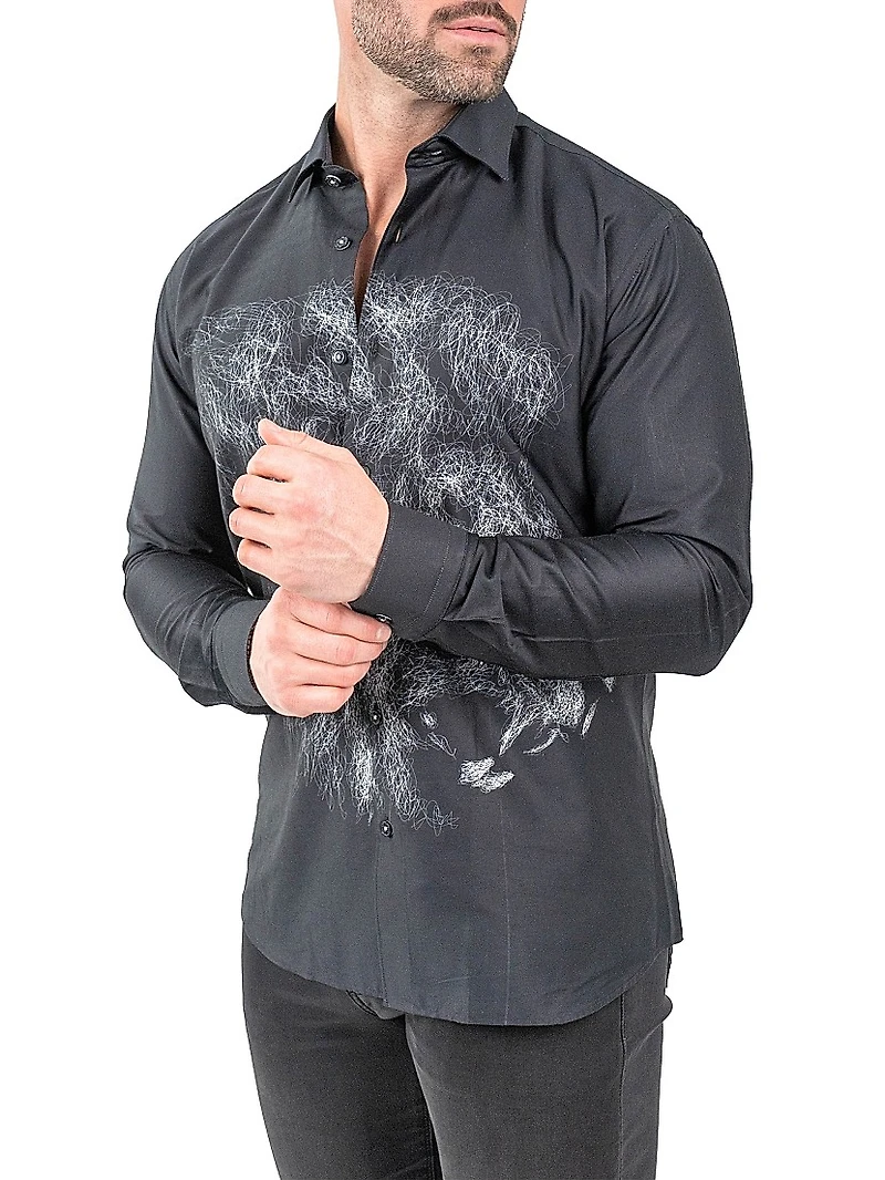 Fibonacci Lion Chalk Shirt