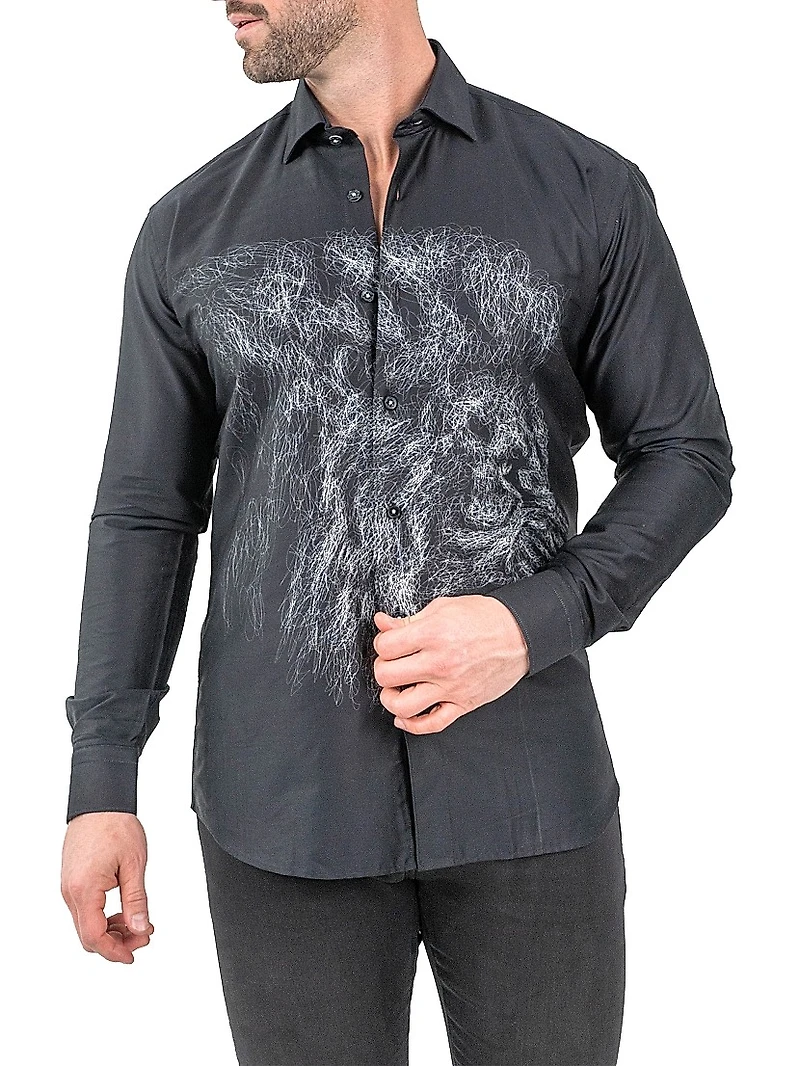 Fibonacci Lion Chalk Shirt