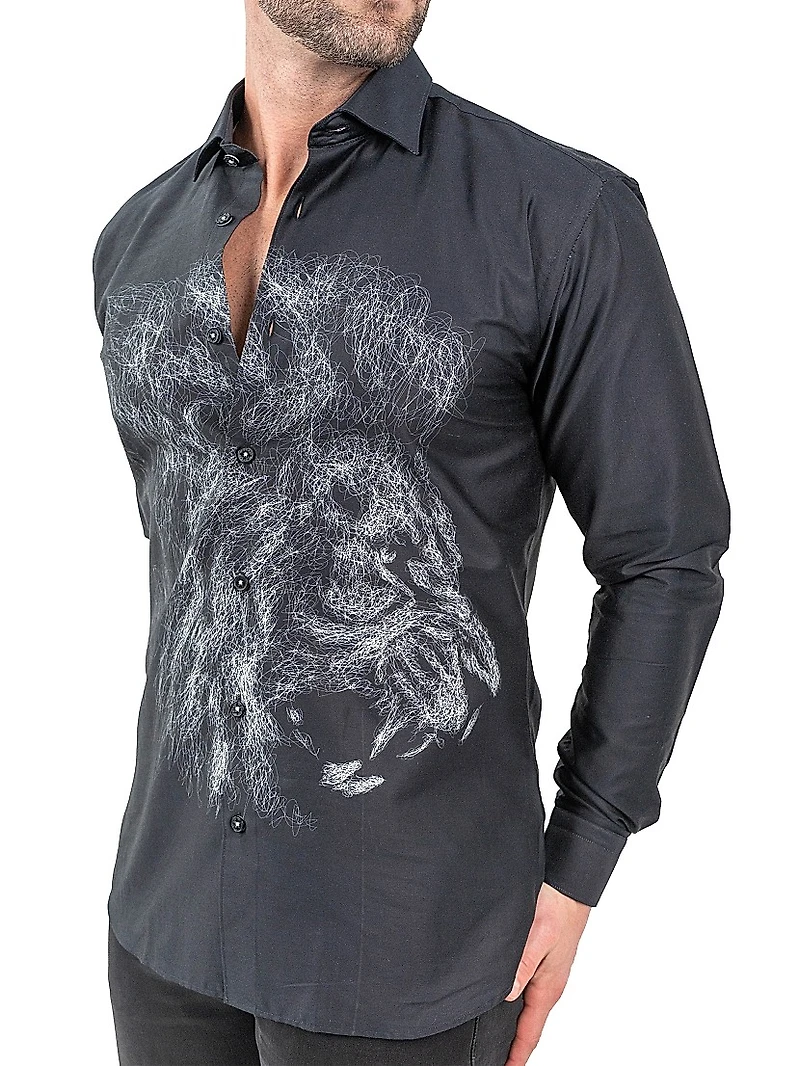 Fibonacci Lion Chalk Shirt