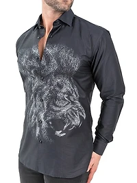 Fibonacci Lion Chalk Shirt