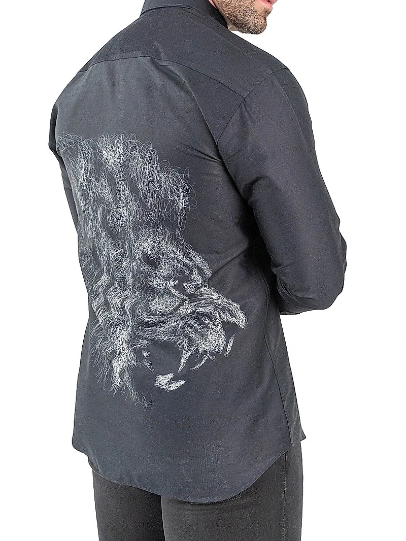 Fibonacci Lion Chalk Shirt