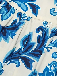 Melanie Floral Tiered Midi Skirt