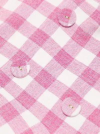 Saya Gingham Vest Minidress