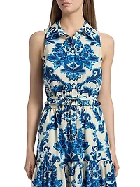 Hanna Floral Drawstring Top