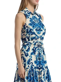 Hanna Floral Drawstring Top