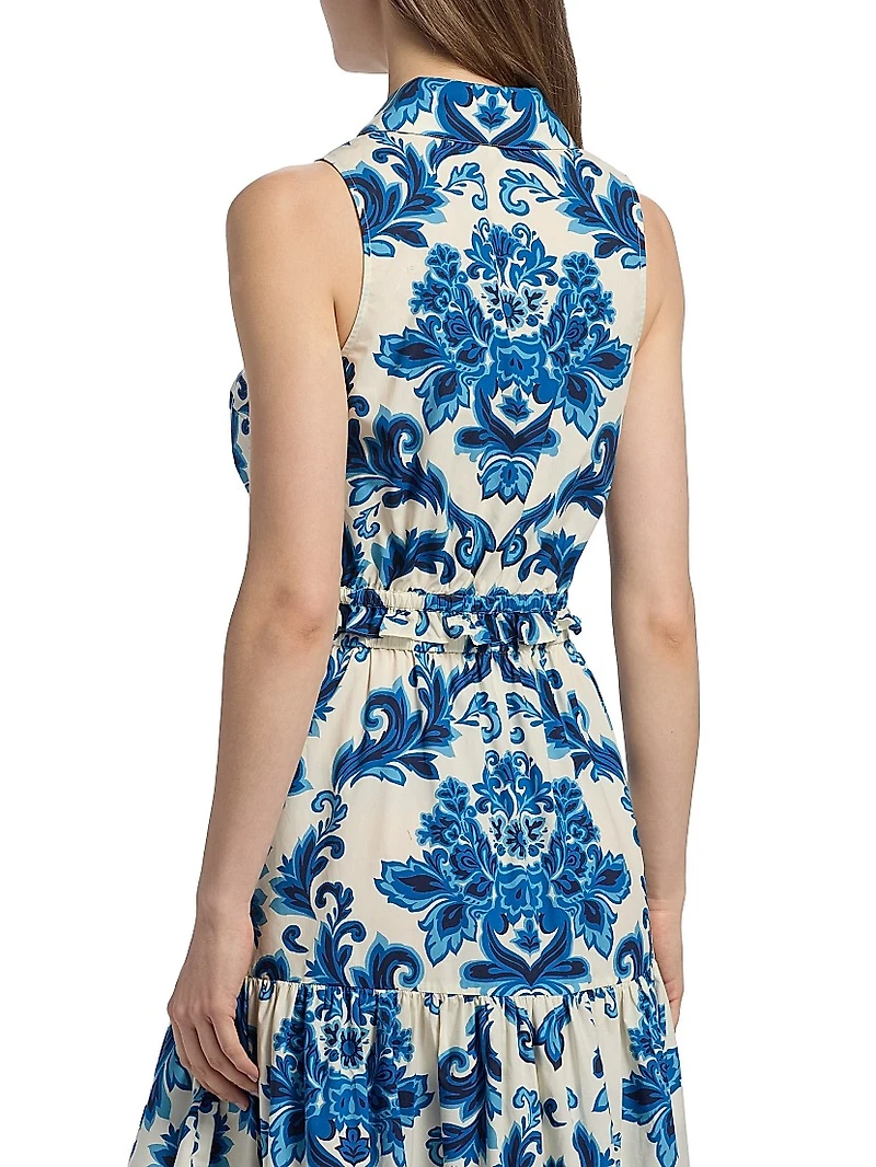 Hanna Floral Drawstring Top
