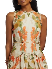 Floral Sleeveless Maxi Dress
