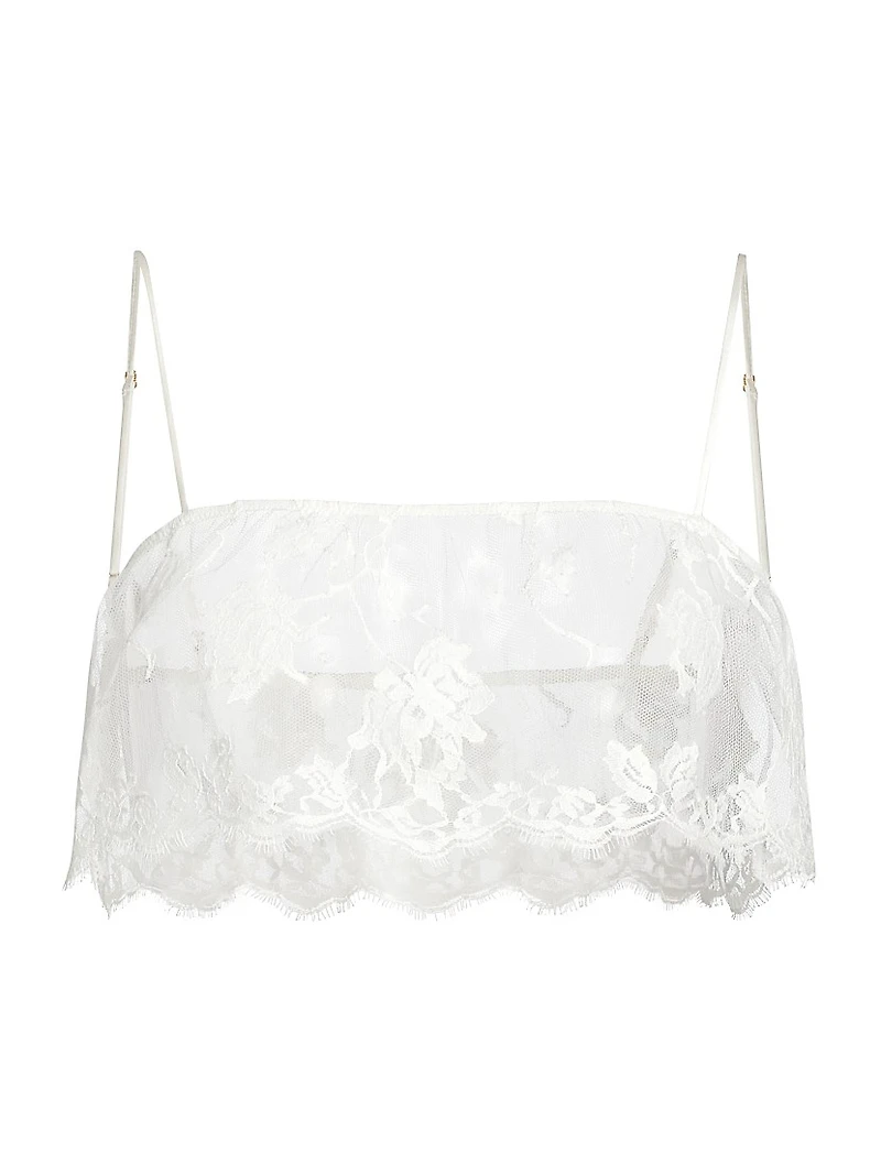 Dominique Leavers Lace Bandeau Bra