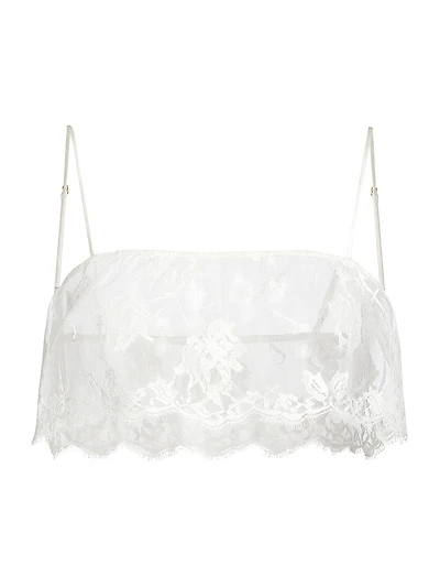 Dominique Leavers Lace Bandeau Bra