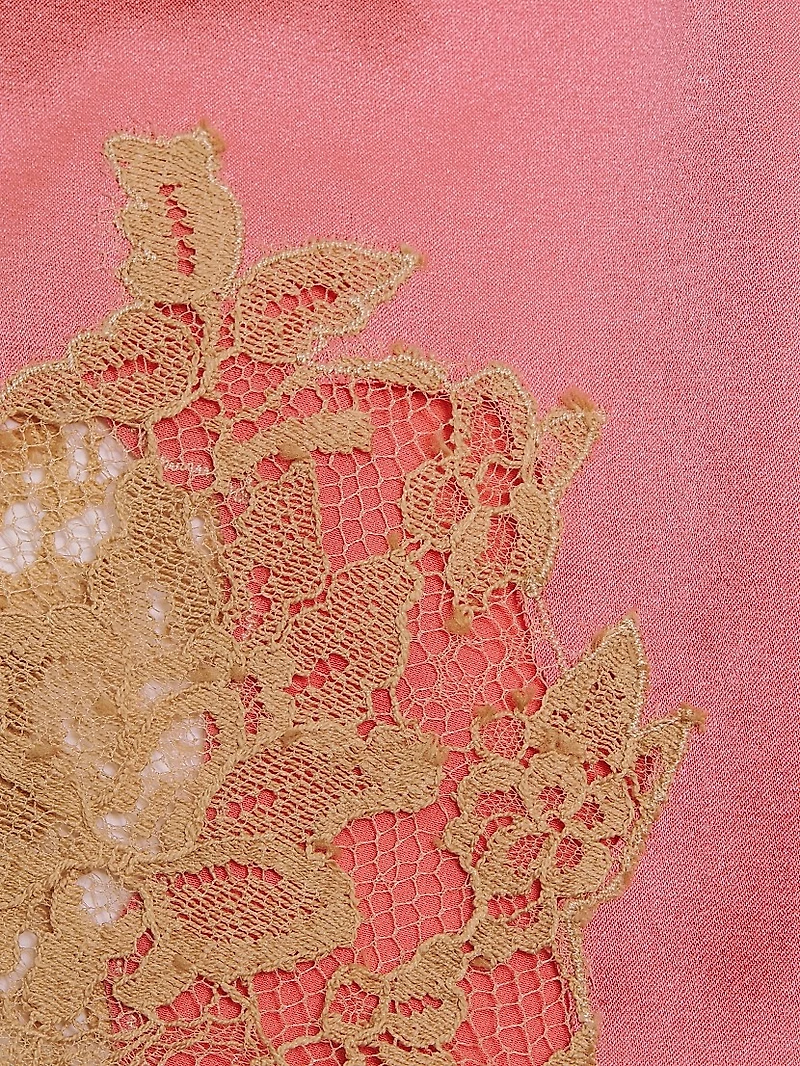 Loungewear Orchid Lace-Trimmed Shorts