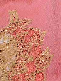 Loungewear Orchid Lace-Trimmed Shorts