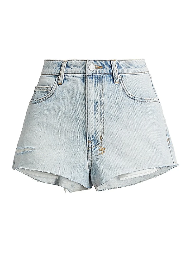 Safe in Heaven Kali Exposed Statik Denim Shorts