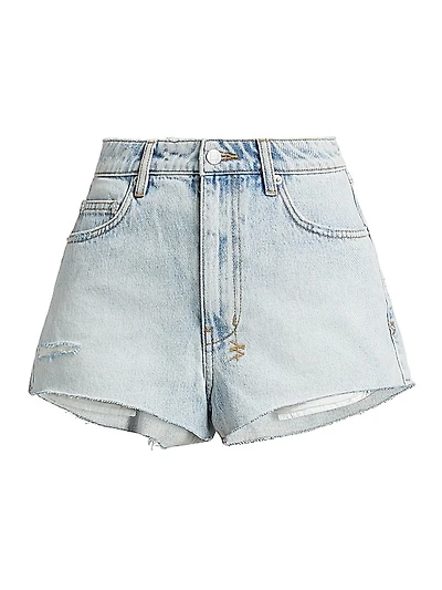Safe in Heaven Kali Exposed Statik Denim Shorts