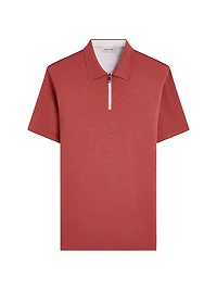 Quarter-Zip Polo Shirt