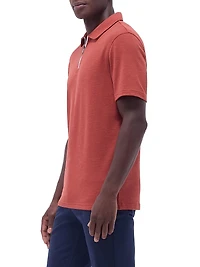 Quarter-Zip Polo Shirt