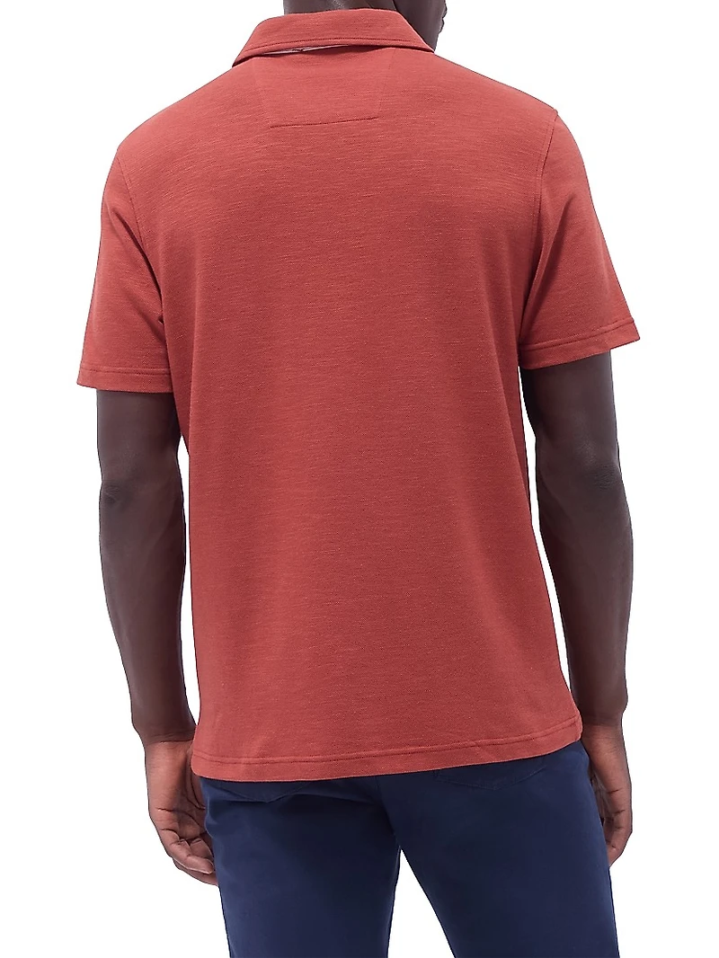 Quarter-Zip Polo Shirt