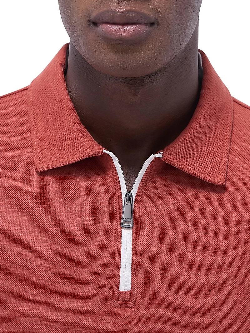 Quarter-Zip Polo Shirt