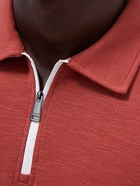 Quarter-Zip Polo Shirt
