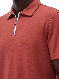 Quarter-Zip Polo Shirt