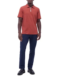 Quarter-Zip Polo Shirt