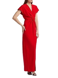 Jackie Twist-Front Gown