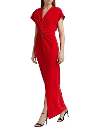 Jackie Twist-Front Gown