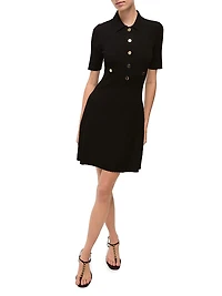 Lauper Rib-Knit Sweaterdress