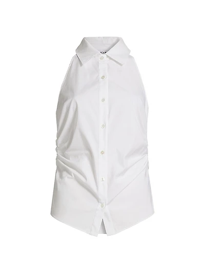 Regina Sleeveless Button-Up Shirt