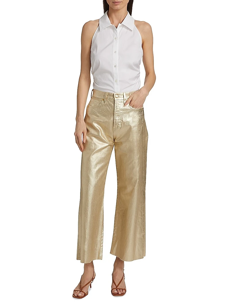 Regina Sleeveless Button-Up Shirt